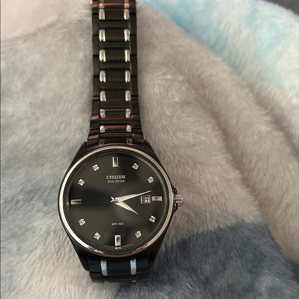 Citizen Black Dial Stainless Steel Bracelet Watch